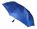 The Weather Station 42-Inch Manual Fold Compact Folding Umbrella in Blue