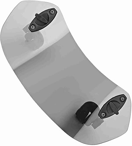 Miniatura 7 de Deflector de viento de extensión de parabrisas de motocicleta, deflector de viento ajustable con clip para parabrisas de motocicleta Tawny
