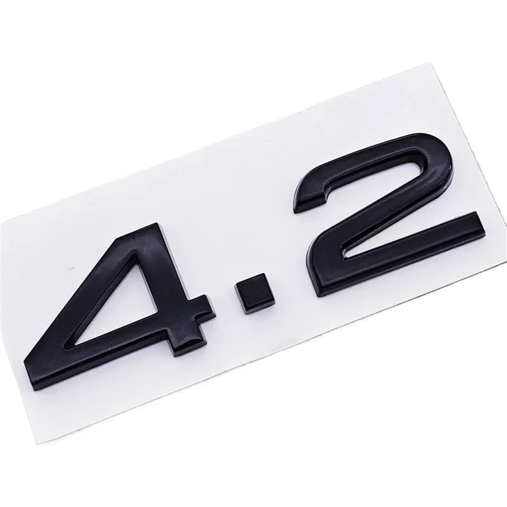 Mauxpiao K Compatible With Abs Car Logo 1.9 2.0 2.8 3.0 4.2 Tdi 3.6 Sticker Trun Emblem Rear Badge Rewr/K/A