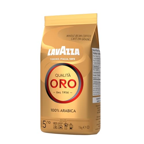 Image of Lavazza Qualita Oro Whole Bean Coffee Blend, Medium Roast, 2.2-Pound Bag (Pack of 6)