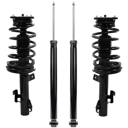 Image of Detroit Axle - Front Struts w /Coil Spring Rear Shock Absorbers Replacement for 2012 2013 2014 Mazda 5