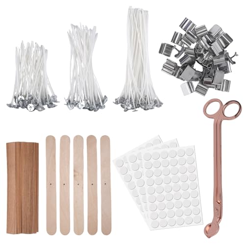 180 Pcs Candle Wicks for Candle Making Kit