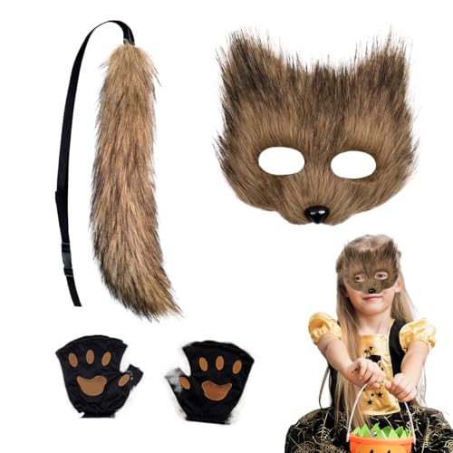 Disfraz de zorro para niños cómodo que evita el maquillaje en halloween