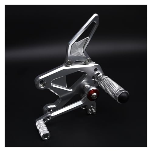 Pédales repose-pieds arrière moto KATANA 2019-2022 cale-pieds passager noir aluminium