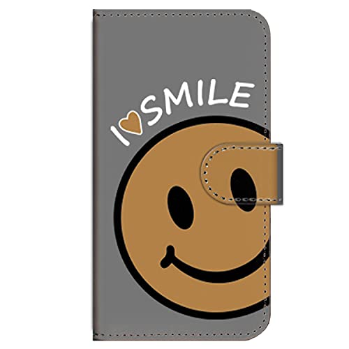 �K�[���Y�l�I �ėp ZTE �p Nubia S 5G A403ZT �ƌ݊����̂��� �P�[�X �X�}�z�P�[�X �蒠�^ �g�уJ�o�[ �ϏՌ� (I love SMILE/�u���E��) A403ZT-PD-GYR-YSZ-0258