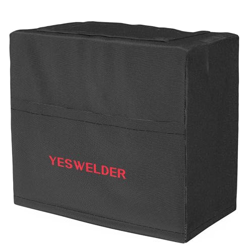 Image of YESWELDER Welder Cover, Waterproof Protective Dust Cover for Welding Machine with Storage Pockets Large Size 18.11" x 15.75" x 9.45" for DP200,etc.