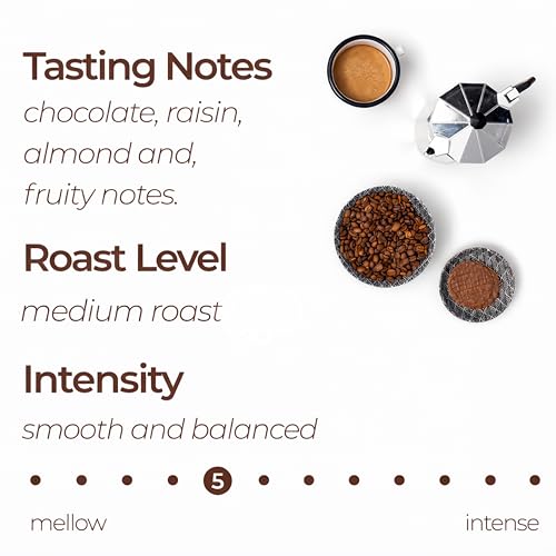 Image of Caffeinic Specialty Coffee Beans 500g - 100% Arabica, Single Origin Whole Bean Coffee, Medium Roast Smooth & Balanced with Sweet Aroma, Freshly Roasted Beans for Bean to Cup, Moka Pot & Cafetiere