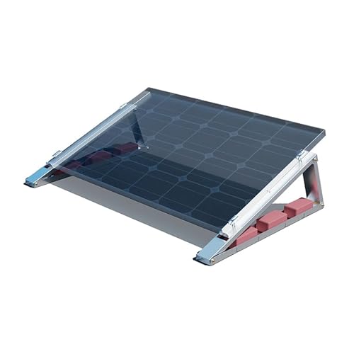 1x Flachdach-Aufständerung Flat-Flex Set für 1 PV Modul, 35° Neigungswinkel, EN AW-5005 Aluminium, inkl. Montagezubehör, einfache Befestigung, Wetterbeständig, 0% MwSt.