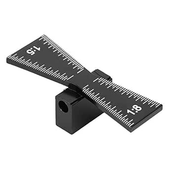 Dovetail Gauge, Aluminum Alloy Dovetail Ruler, Simple to Use for ...
