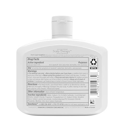 Neutrogena JDFHFHD3887 Scalp Therapy Anti-Dandruff Shampoo For Itchy Scalp thumb #1