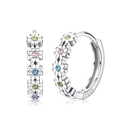 White Gold - Rainbow CZ