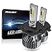 SEALIGHT H4 9003 HB2 LED Headlight Bulbs Fanless 6000K White High Low Beam CSP Chips Halogen Headlight Replacement 30W 5000Lumens