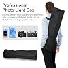 48x78x40 Large Photo Studio Light Box Photography, 8 Light LED Panels Dimmable Shooting Tent with 3 Color Backdrops Continuous Lighting Softbox for Model Clothing Photography