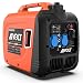 AIVOLT Inverter Stromerzeuger 3200 Watt Stromgenerator Notstromaggregat Benzin leise Stromaggregat für Campen, Festivals, Werkzeuge und Hausgebrauch mit 2 USB und two 230 V Steckdosen Schwarz-orange2