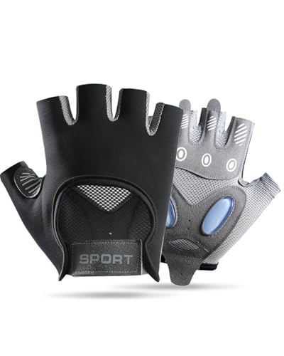 GYCAQAC Guantes Gimnasio, Ligeros Guantes de Fitness de Multiusos, protección Completa de la Palma, Antideslizante, Transpirable y Ajustado, para Levantamiento de Pesas, Ciclismo, Ejercicio