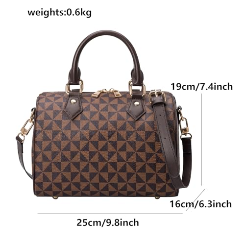 Lacel Urwebin Top Handle Bags for Women Fahsionable Designer Crossbody Purse Large Cute Satchel Handbag