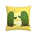 Poszewka na poduszkę przytulanie kaktus dorosły atletyczna poszewka na poduszkę nadruk kwadratowa poszewka na poduszkę miękka poszewka na poduszkę 45 x 45 cm dla współpracownika, wystrój domu, mamy