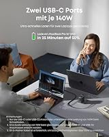 Anker 140W USB C Ladegerät, Laptop Ladegerät, 4-Port Multi-Geräte Netzteil – Ansicht 3