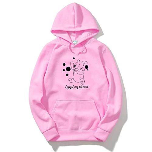 Image of The SV Style Random Print Graphic Print Pullover Hoodie, Black, Long Sleeve with Kangaroo Pocket 320 GSM Fleece Inside
