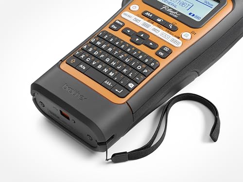 Brother P-Touch E310BTVP professionelles Beschriftungsgerät für 18 mm breite TZE-Schriftbänder und 11,2 mm breite HSe-Schrumpfschläuche, Thermotransferdruck
