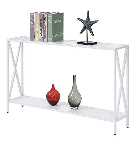 Convenience-Concepts-Tucson-Console-Table-with-Shelf-White 41DzH7PVlFL