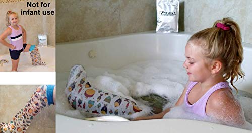 Kids Cast Covers for Shower Leg – Waterproof Cast Cover for Foot & Ankle for Toddlers and Little Kids - Leg Cover for Showering After Surgery - Cute Design with Fishes