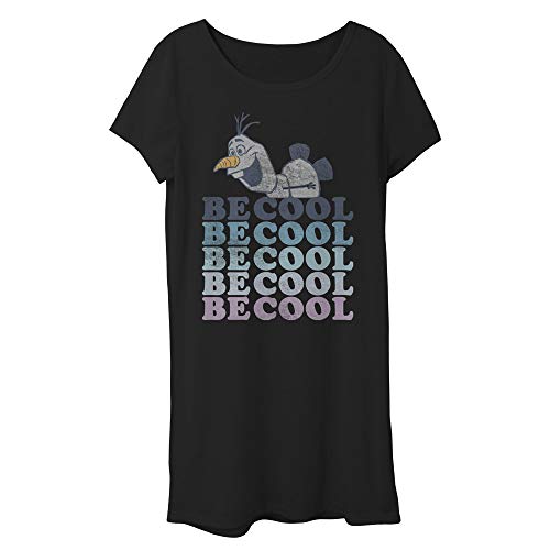 Vestido camiseta de Disney para niña en color negro talla M