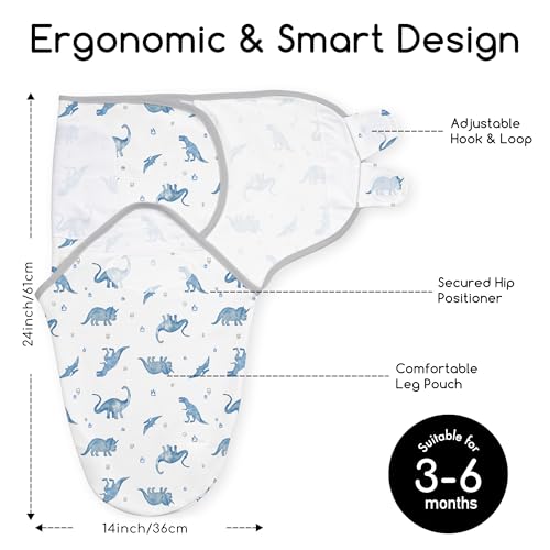 Image of Cotton Swaddles for Newborn, Baby Newborn Swaddle 3-6 Month
