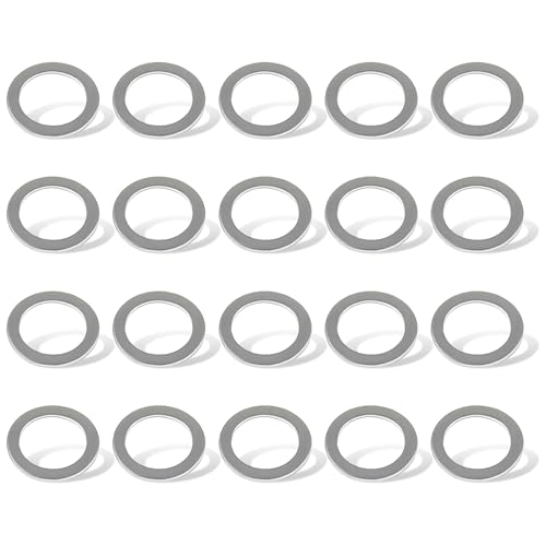 MOTOALL 20pcs Transmission Fluid Drain Washer Drain Plug Crush Washer for Honda Accord Pilot Acura Civic Odyssey CRV Element Replacement 90471-PX4-000