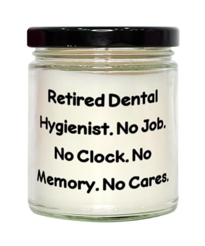 Unique Dental Hygienist Scent Candle, Retired Dental..., Gifts for Friends, Present from Colleagues, for Dental Hygienist