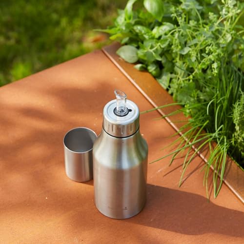 Miniatura 3 de Barbecook Aceitera Rellenable, Botella De Aceite Con Boquilla, Acero Inoxidable, 500ml