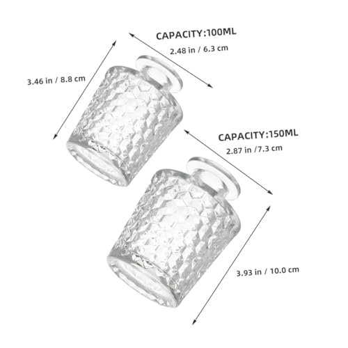 Botellas de vidrio para difusor de aromaterapia Zerodeko 2 unidades miniatura 2