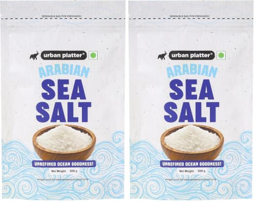 Image of Urban Platter Arabian Sea Salt Flakes, 500g (Pack of 2)