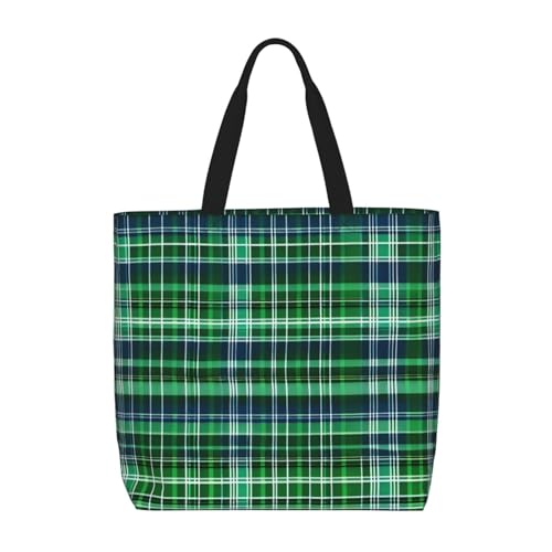 Sac pour maman OdDdot grand sac de maternité bleu imprimé écossais