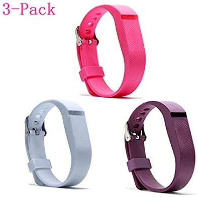 riyueming Compatible for Fitbit Flex Wristband,Replacement Accessory with Metal Clasp for Fitbit Flex Bracelet Sport Arm Band No Tracker (3PCS -$8.99)