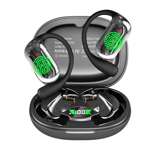 Fones de ouvido tradutores em tempo real Ai Translation Audifonos Traductores Inglés Español, fones de ouvido sem fio de tradução de orelha aberta perfeitos para viagens, negócios e aprendizado de