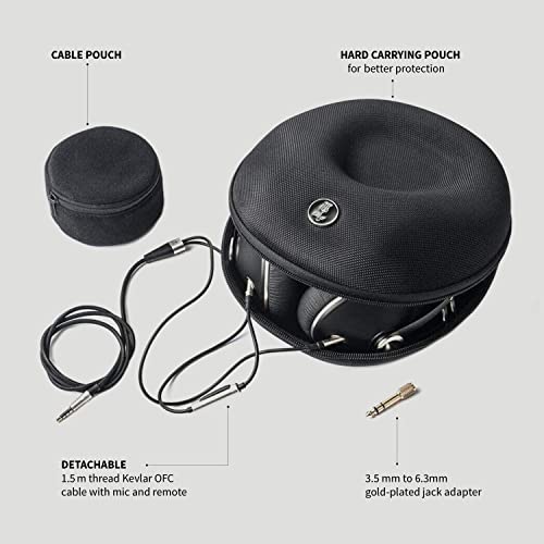 meze 99 Neo Black audiophiler Over écouteurs Intra-Auriculaires avec Superbe Design, matériaux de Haute qualité et très Confortable à Porter Neo Noir - Les Beatles, Paul McCartney, John Lennon, RIngo Starr, George Harrison meze 99 Neo Black audiophiler Over écouteurs Intra-Auriculaires avec Superbe Design, matériaux de Haute qualité et très Confortable à Porter Neo Noir – Image 5