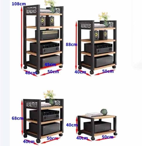 Mueble estante de audio móvil para tu zona de cine y música en casa 2