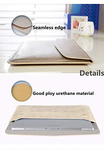 KALIDI 15 inch Laptop Sleeve 15.6 inch Laptop Case Bag for New 15" MacBook Pro 15.4" ASUS VivoBook S Inspiron 14 Notebook Bag, 15-15.3 inches, Gold