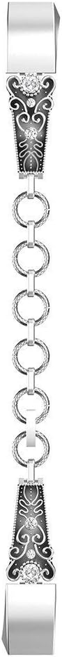 Bands Compatible with Fitbit Alta and Alta HR,Stainless Steel Bling Jewel Dressy Replacement Accessories Wristband Bands Strap Women