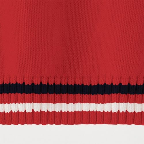 Knit Vest for Boys Girls V Neck Sweater Vest Sleeveless School Uniform Crop Top Pullover Knitwear Waistcoat Knit Tank Tops2