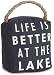 Pavilion Gift Company 72158 At the Lake Door Stopper, 5 by 6-Inch