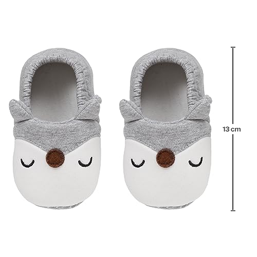 Buba, Pantufa Raposa Cinza - 12 A 18 Meses