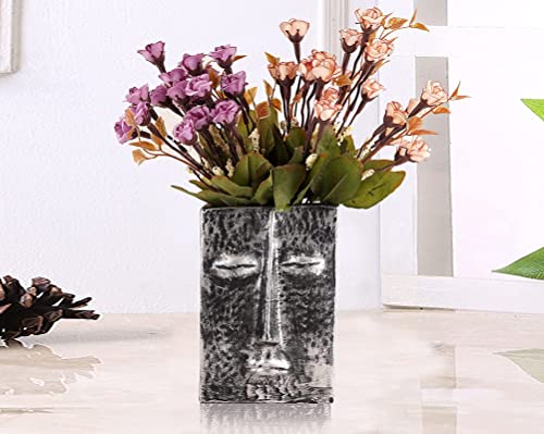 Vase pot pour le vase de conception de visage humain moderne