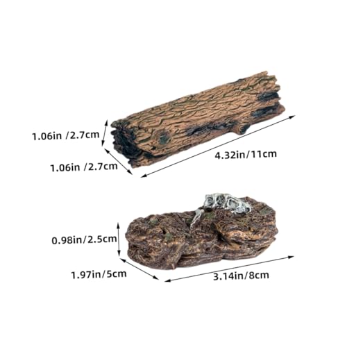 Miniature tree stump et accessoires de DIY de precision pour maquette durable - 8