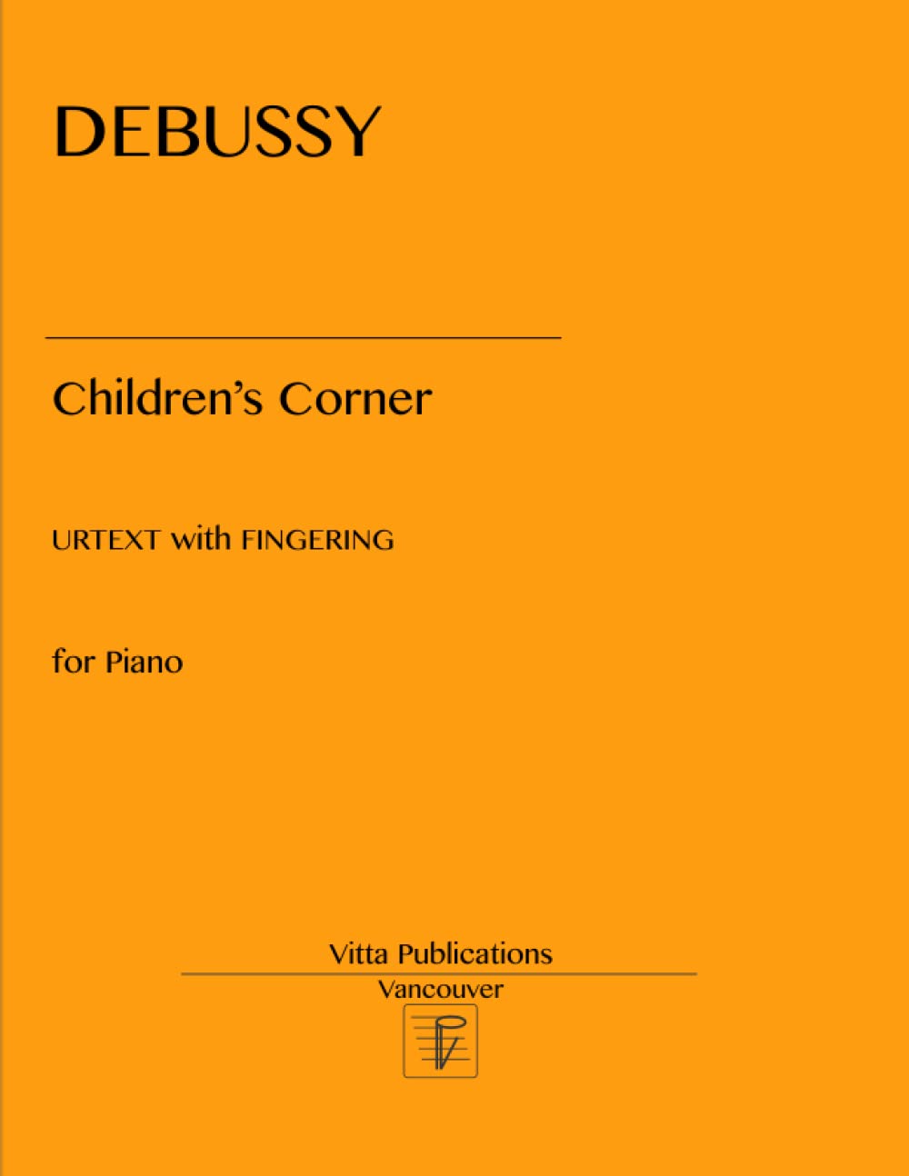 Children's Corner: Urtext with s