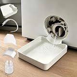 Washing Machine Drain Tray 5Pcs, Leak Proof Drip Pan with Deflector