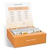 Tea Forte Single Steeps Loose Leaf Tea Sampler Tea Chest, Assorted Variety Tea Box, 28 Single Serve Pouches, Herbal Tea