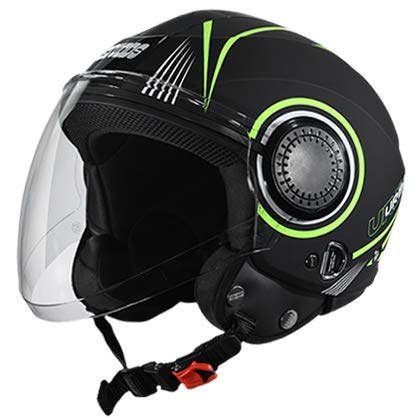 Studds Urban Super D1 Matt Black N5 Yellow 580 MM Size L