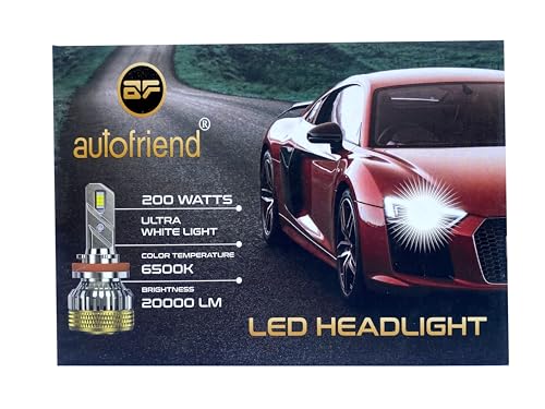 Image of LED Headlight Bulb, 40000LM, 6000K Cool White, IP67 Waterproof (af-9012-200w)